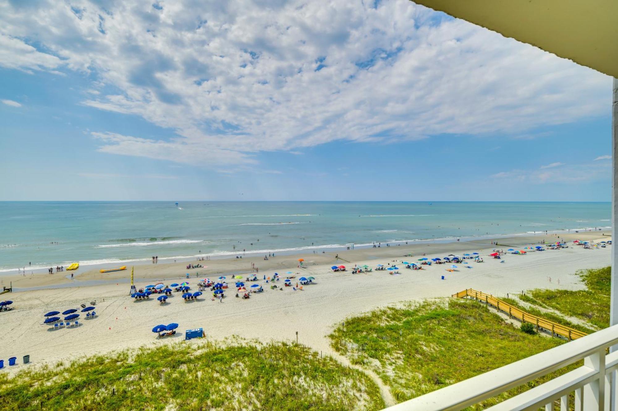 Cozy Coastal Condo With Airy Oceanfront Balcony マートルビーチ エクステリア 写真